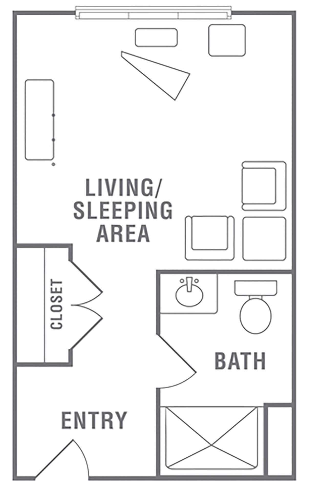 Oak floor plan